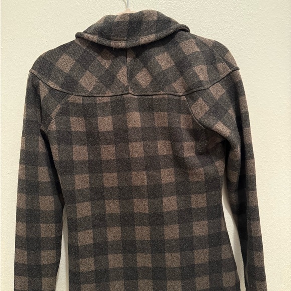 The North Face Plaid Button-Up Women's Sweater Sz S - Picture 4 of 4